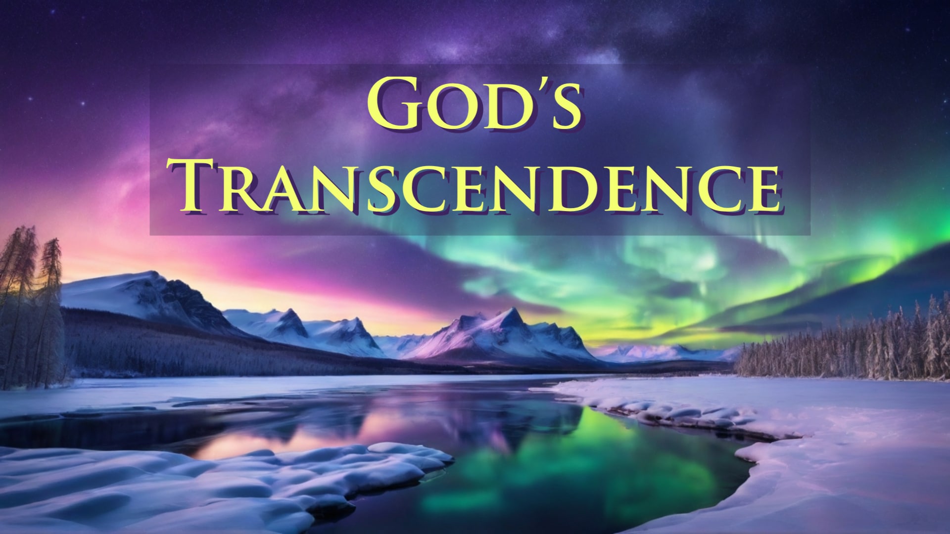 God's transcendence